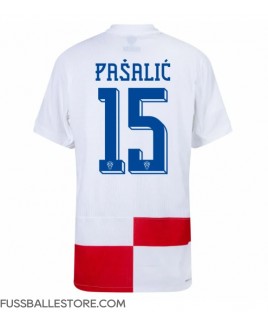 Günstige Kroatien Mario Pasalic #15 Heimtrikot EM 2024 Kurzarm